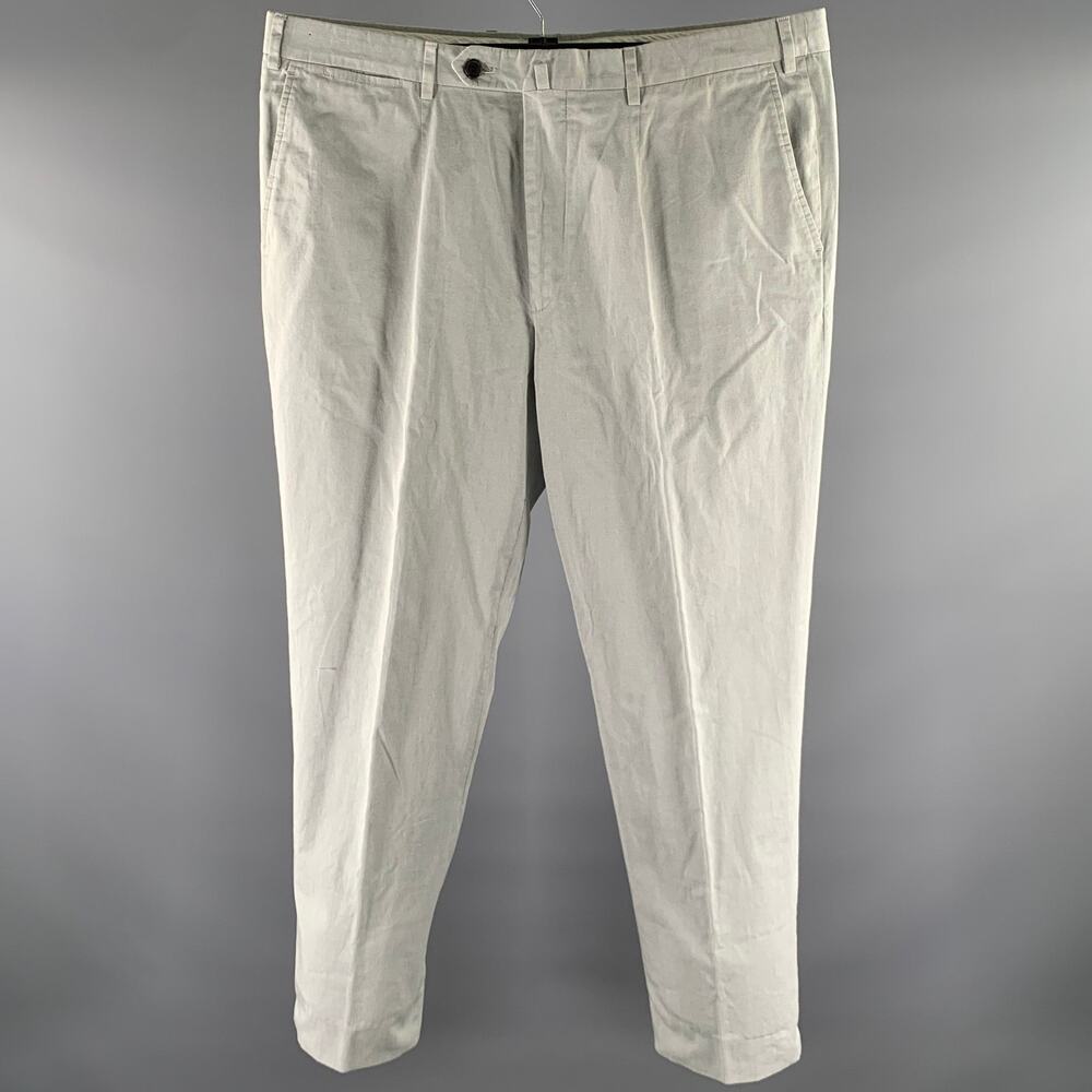 ISAIA Size 36 Grey Straight Casual Pants